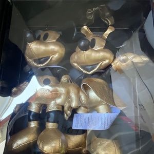 Disney 50th gold luxe plush